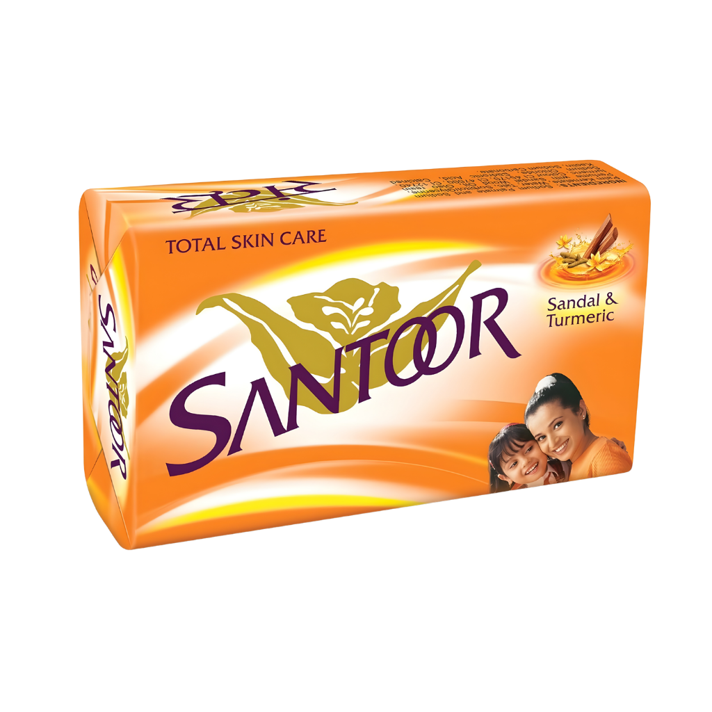 Santoor Sandal & Turmeric Soap 150 g buy online USA - 1